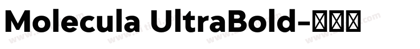 Molecula UltraBold字体转换